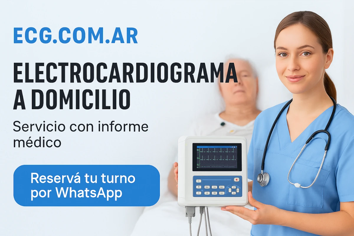 Electrocardiograma a Domicilio con Informe
