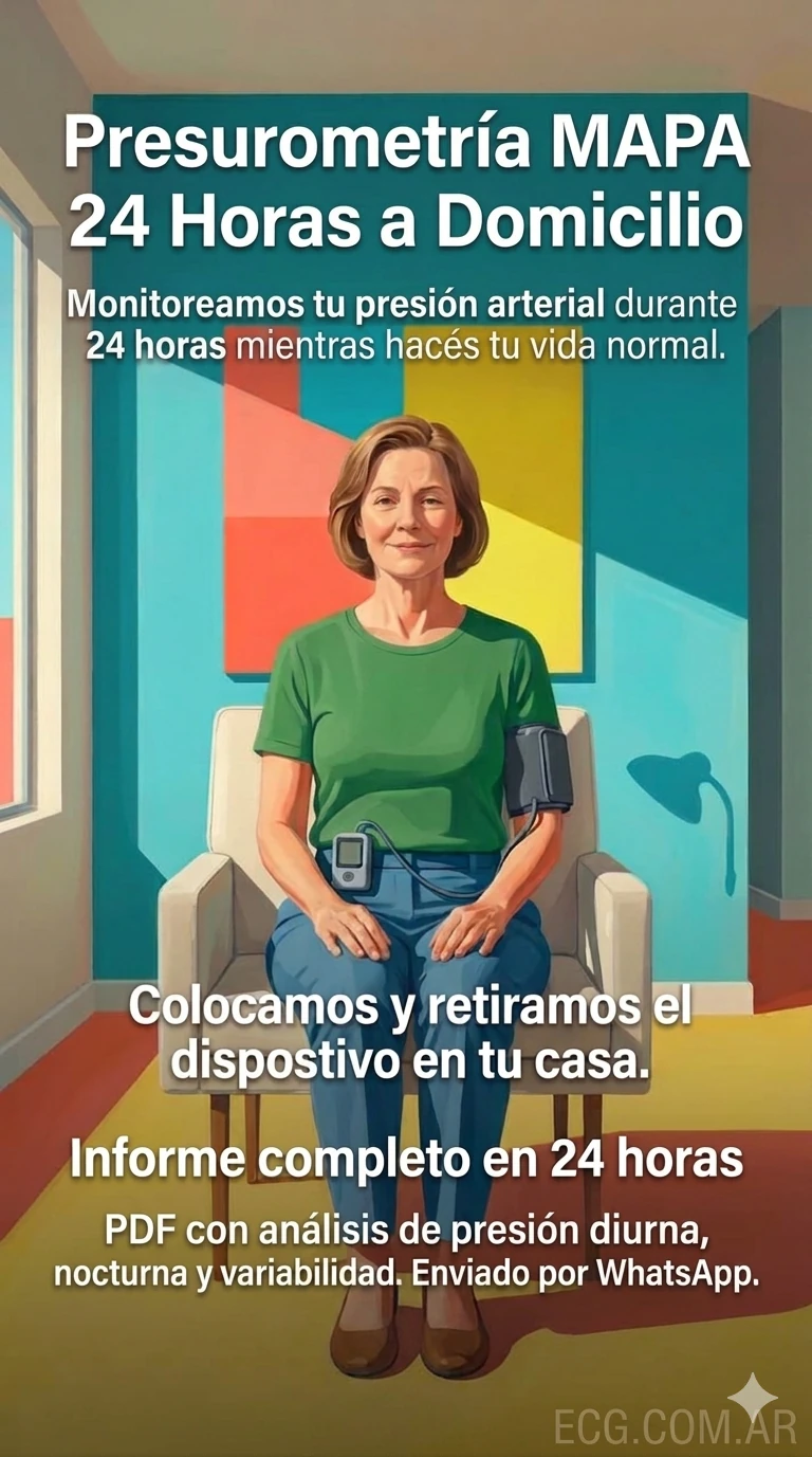 Presurometría MAPA 24 horas a domicilio